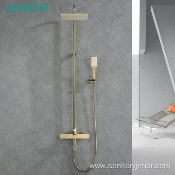 Professional Brass Massage Shower Faucet Set